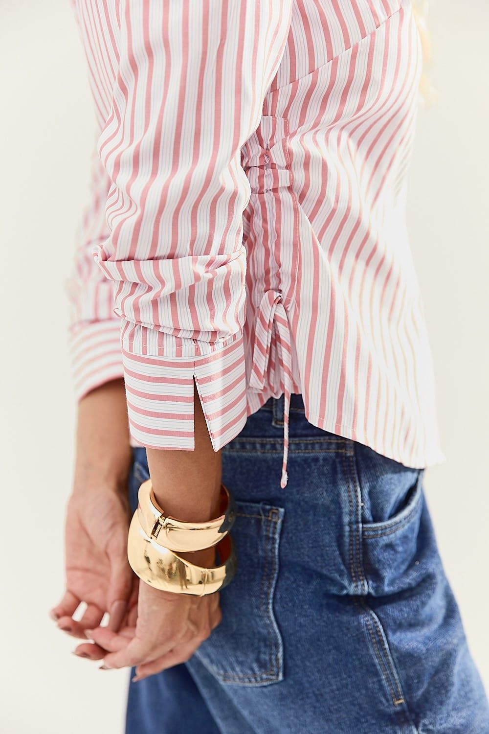 Calça Pantacourt Feminina Jeans Clássico Paola