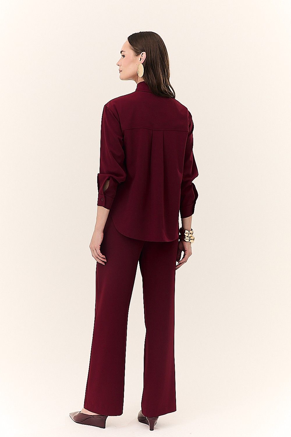 Calça Reta Feminina com Bolsos Rosana