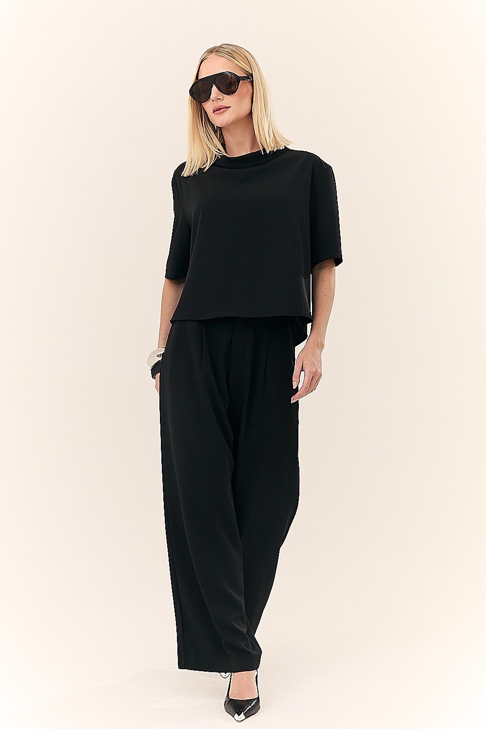 Calça Alfaiataria com Bolsos Rosana