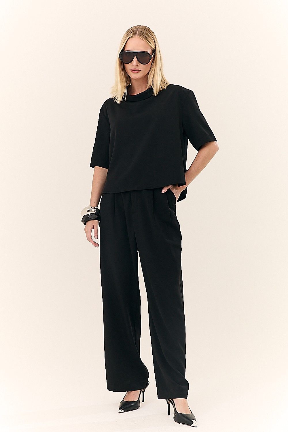 Calça Alfaiataria com Bolsos Rosana