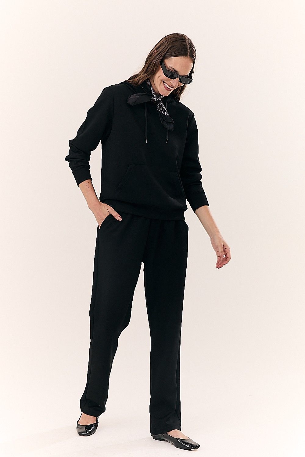 Calça Reta Comfy Moletom Helô