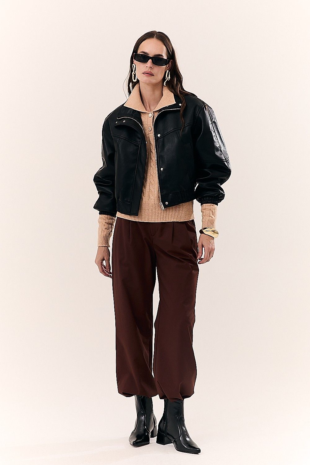 Jaqueta Feminina Trend Like Leather Jennifer
