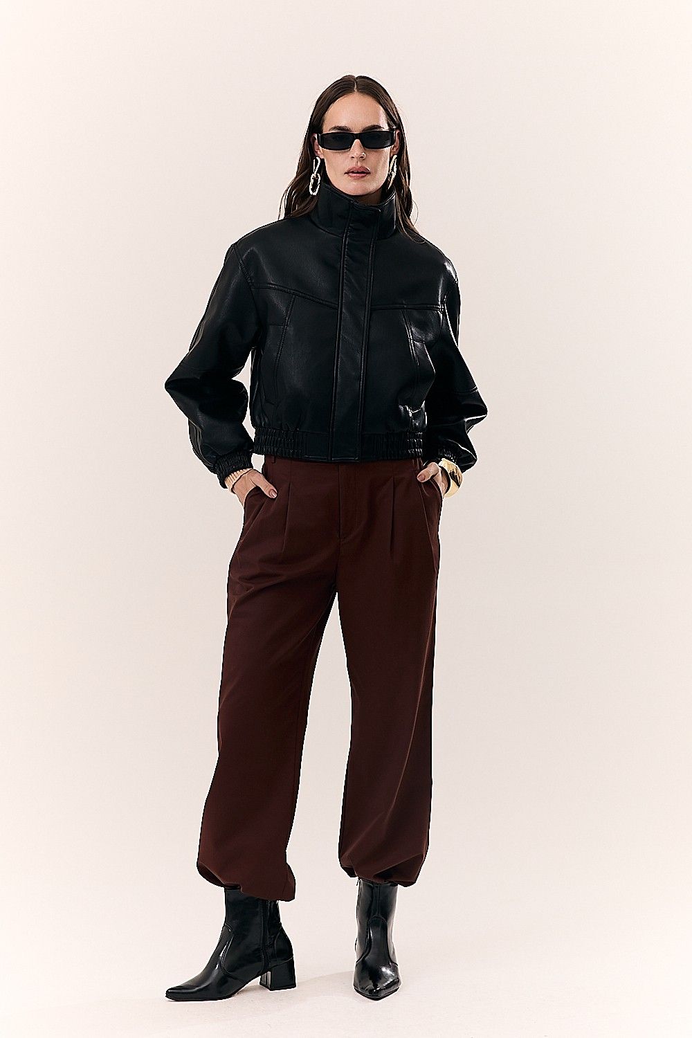 Jaqueta Feminina Trend Like Leather Jennifer
