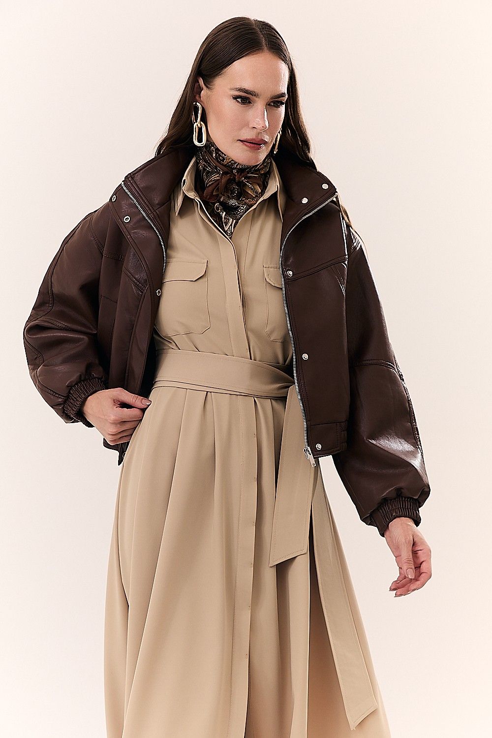 Jaqueta Feminina Trend Like Leather Jennifer