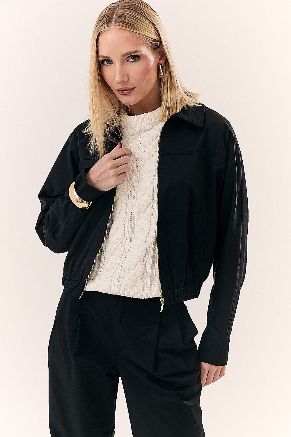 Blusa Feminina Manga Longa em Lã Fanny