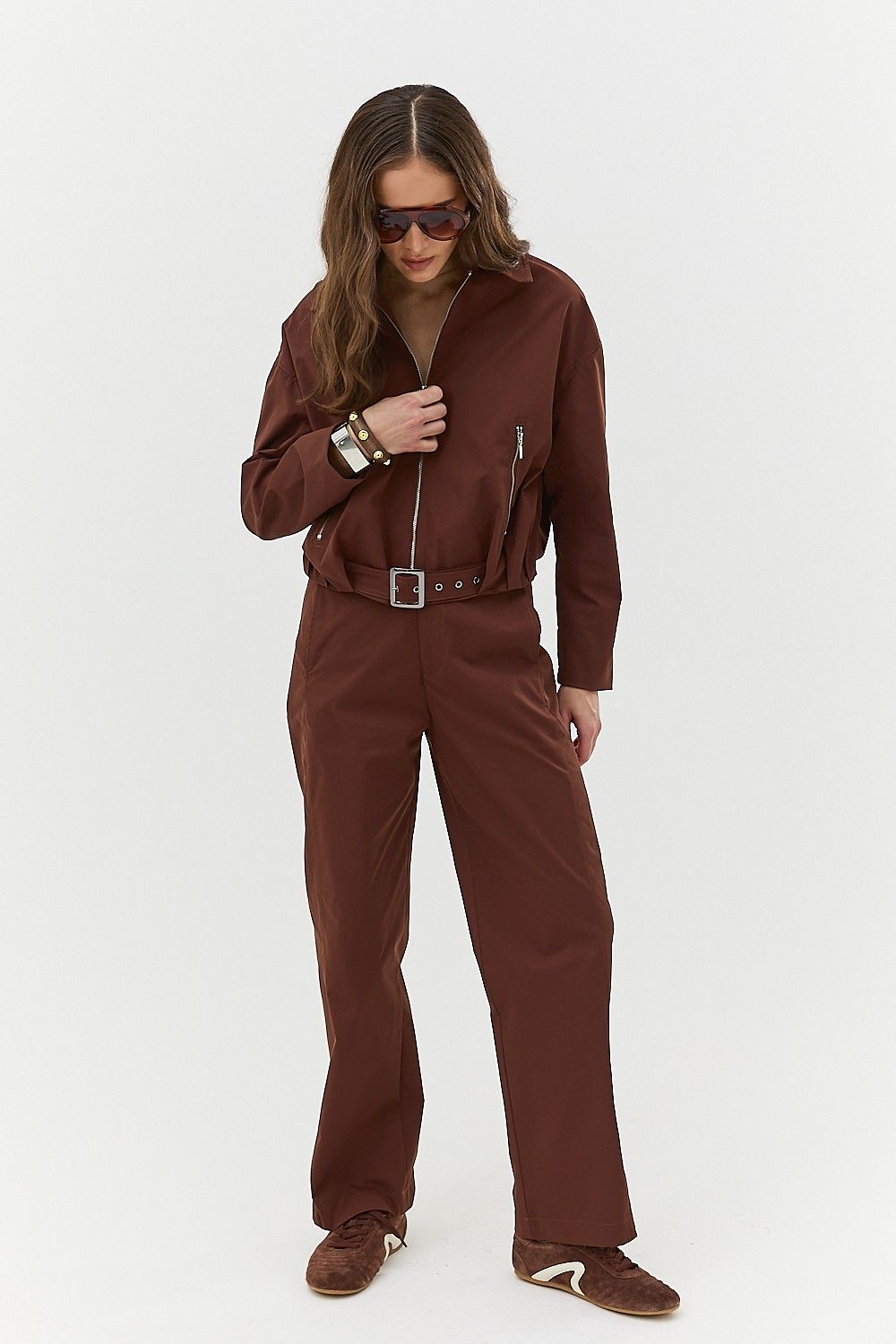 Jaqueta Bomber Feminina com Fivela Melissa