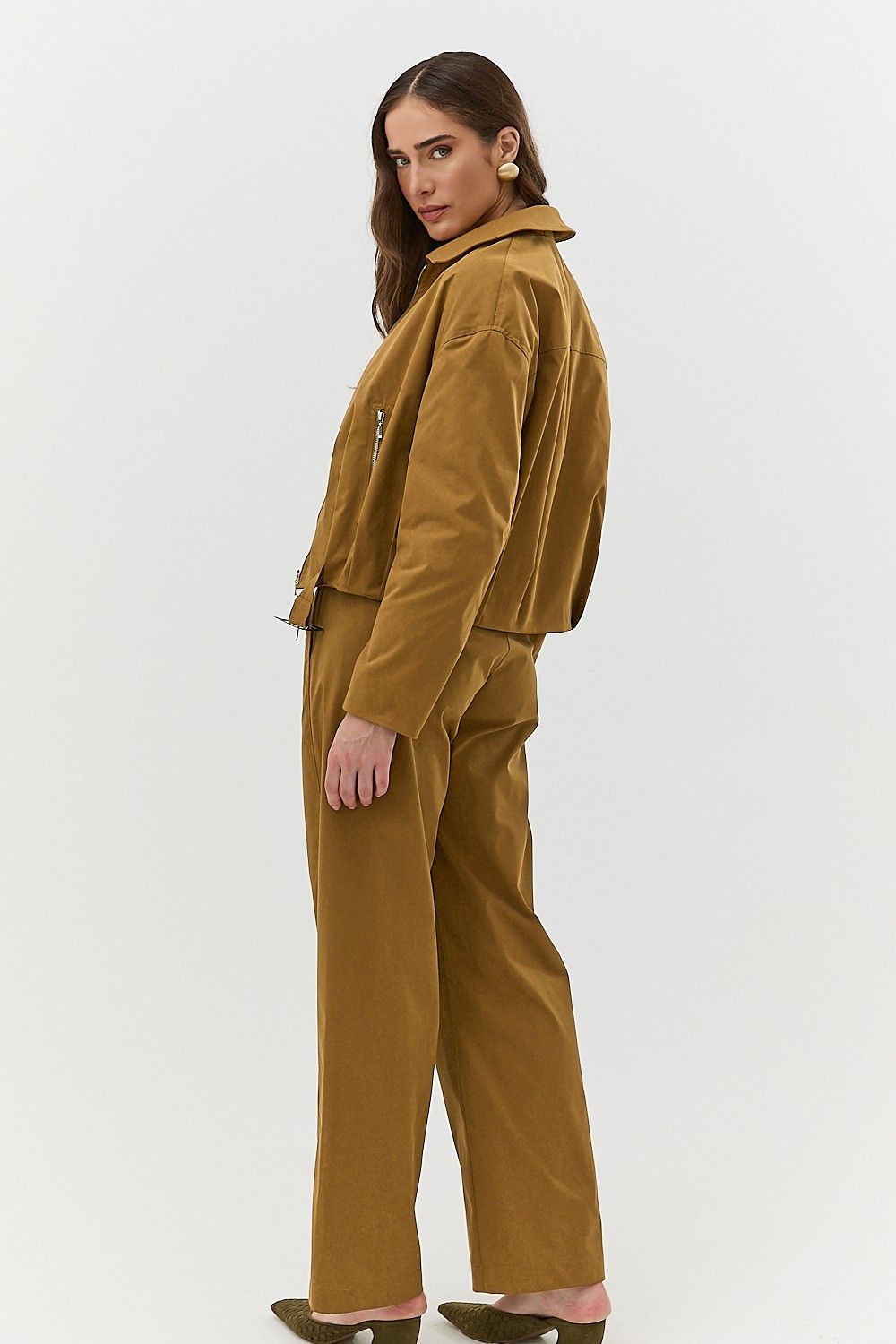 Jaqueta Bomber Feminina com Fivela Melissa
