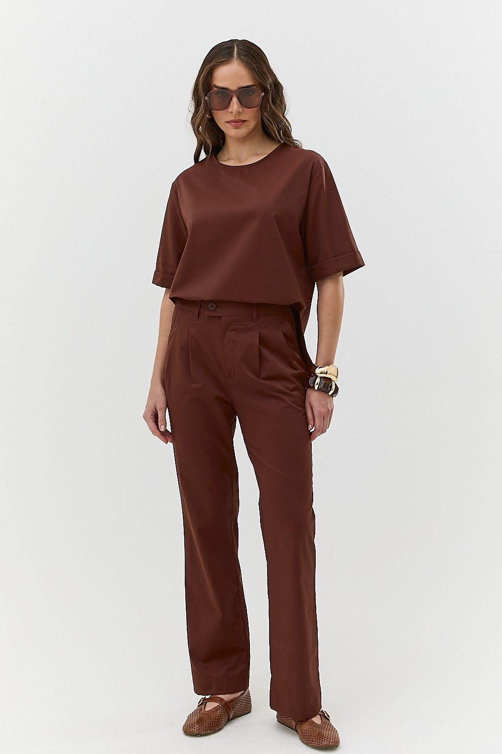 Blusa Básica Feminina em Alfaiataria Roxy