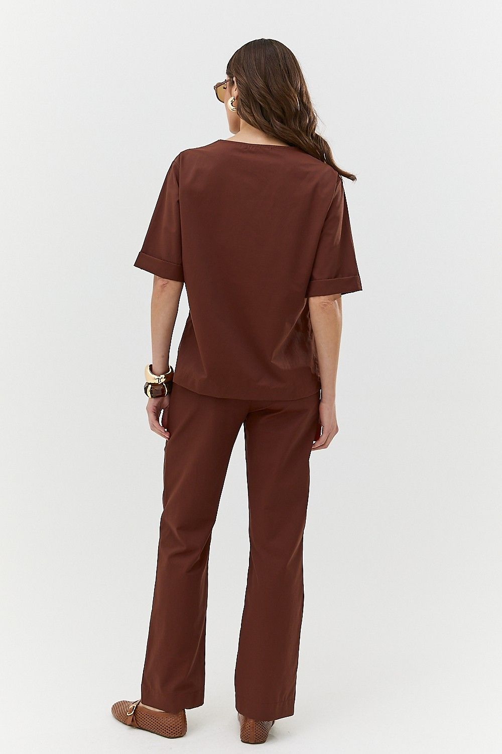 Blusa Básica Feminina em Alfaiataria Roxy