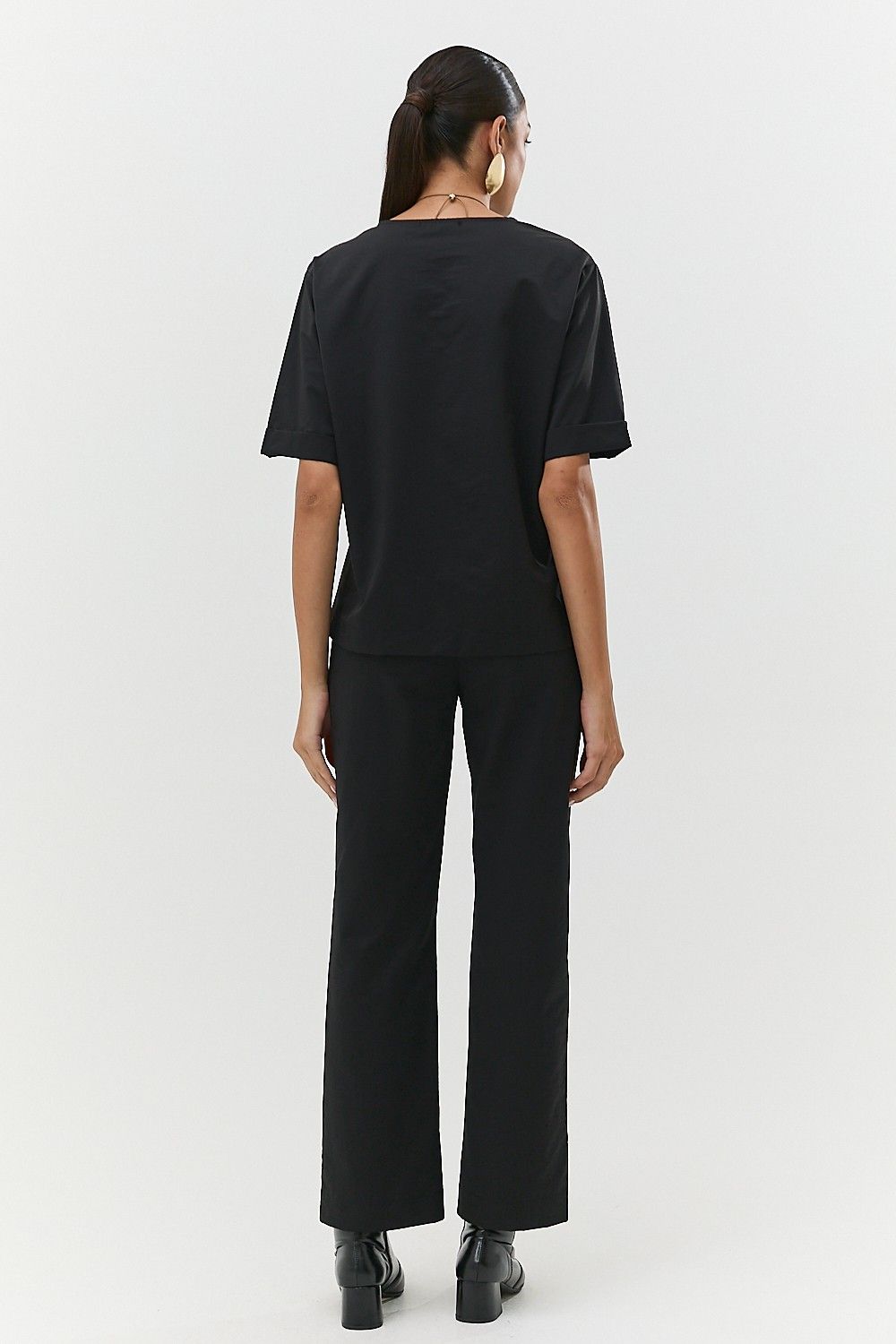 Blusa Básica Feminina em Alfaiataria Roxy