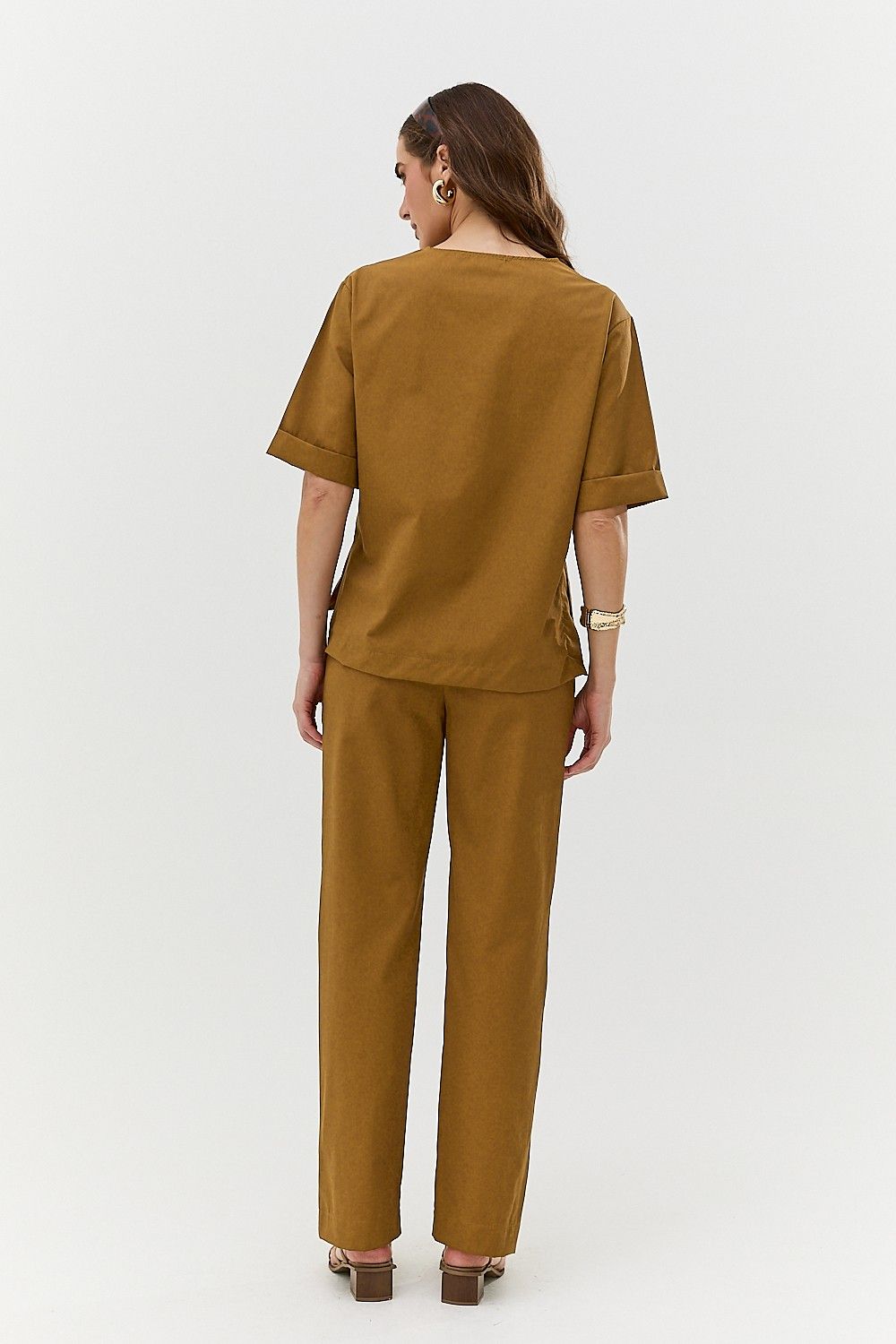 Blusa Básica Feminina em Alfaiataria Roxy