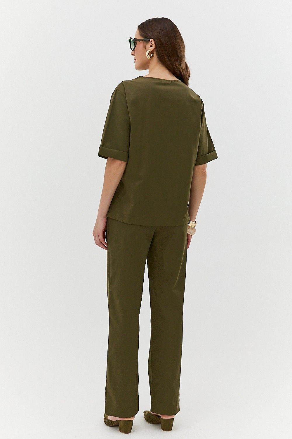 Blusa Básica Feminina em Alfaiataria Roxy