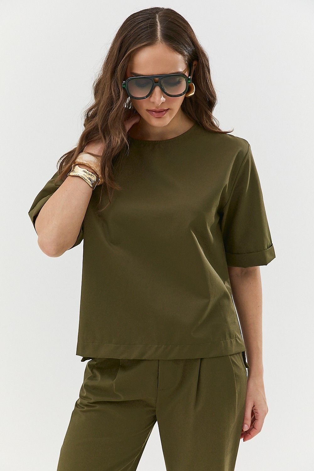 Blusa Básica Feminina em Alfaiataria Roxy