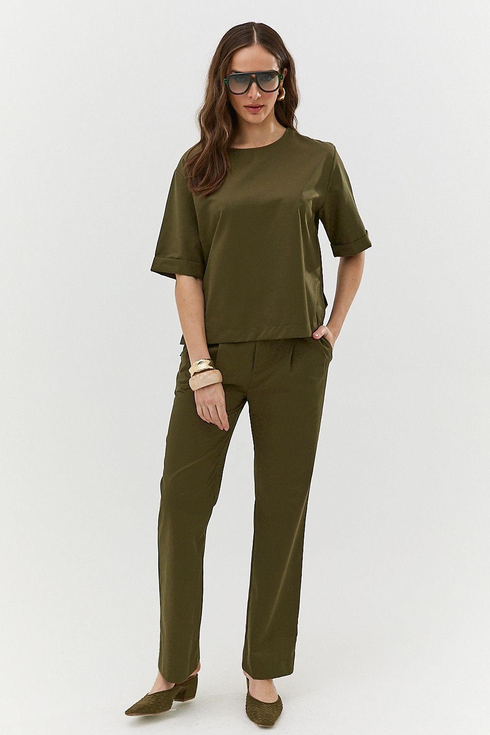Blusa Básica Feminina em Alfaiataria Roxy