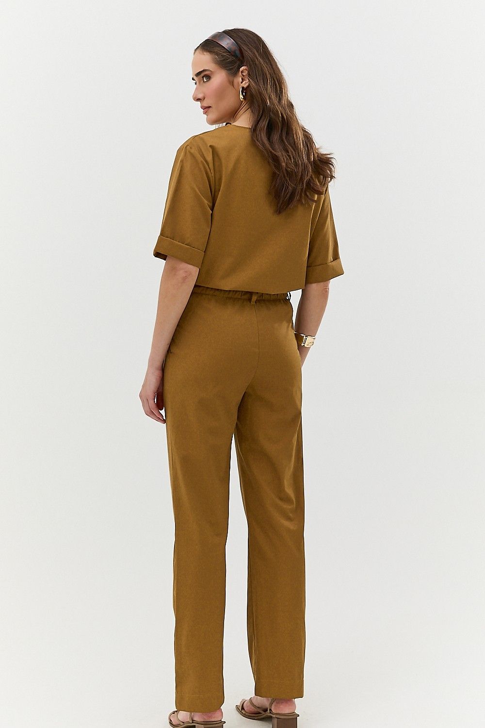 Calça Alfaiataria Feminina com Prega Roxy
