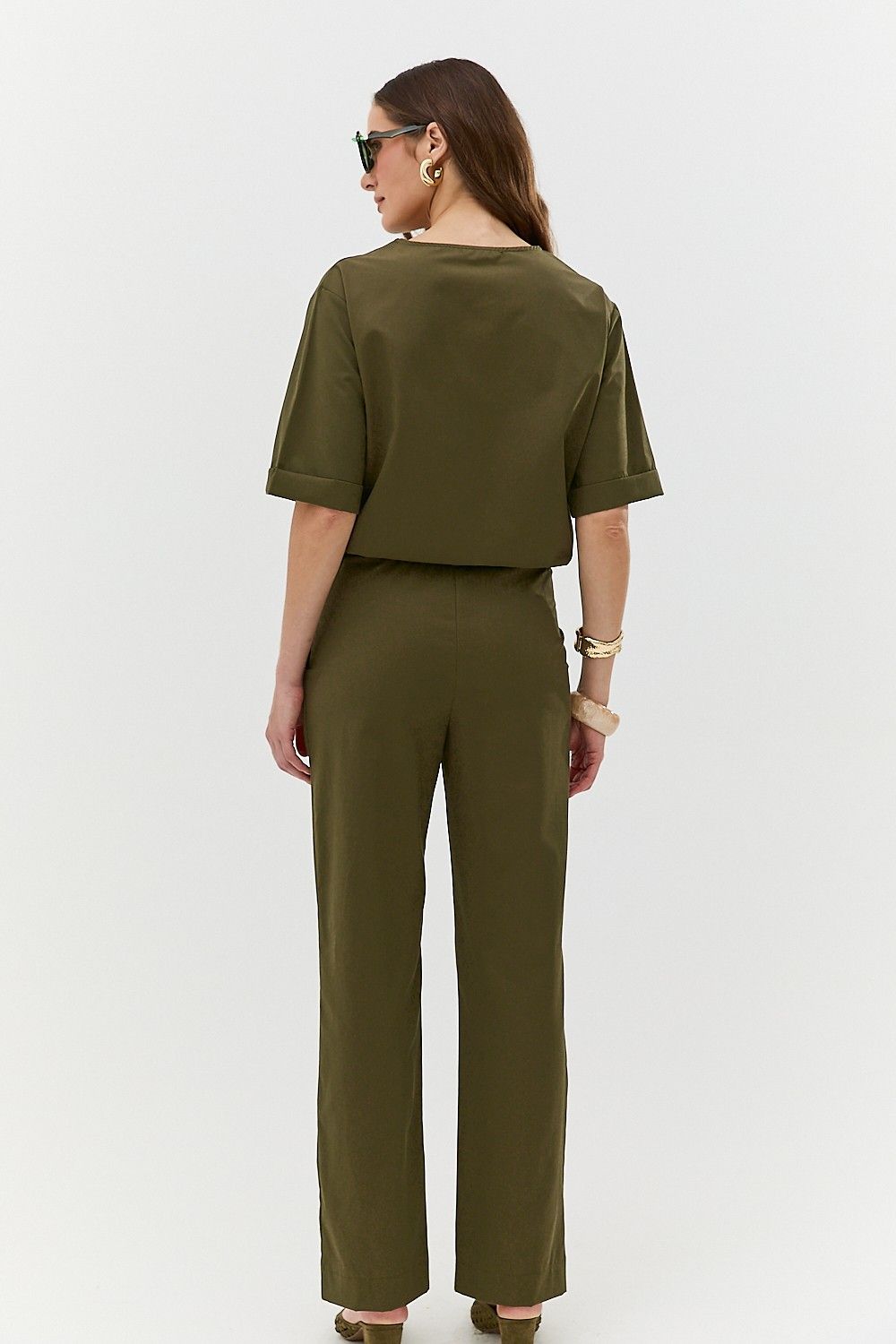 Calça Alfaiataria Feminina com Prega Roxy