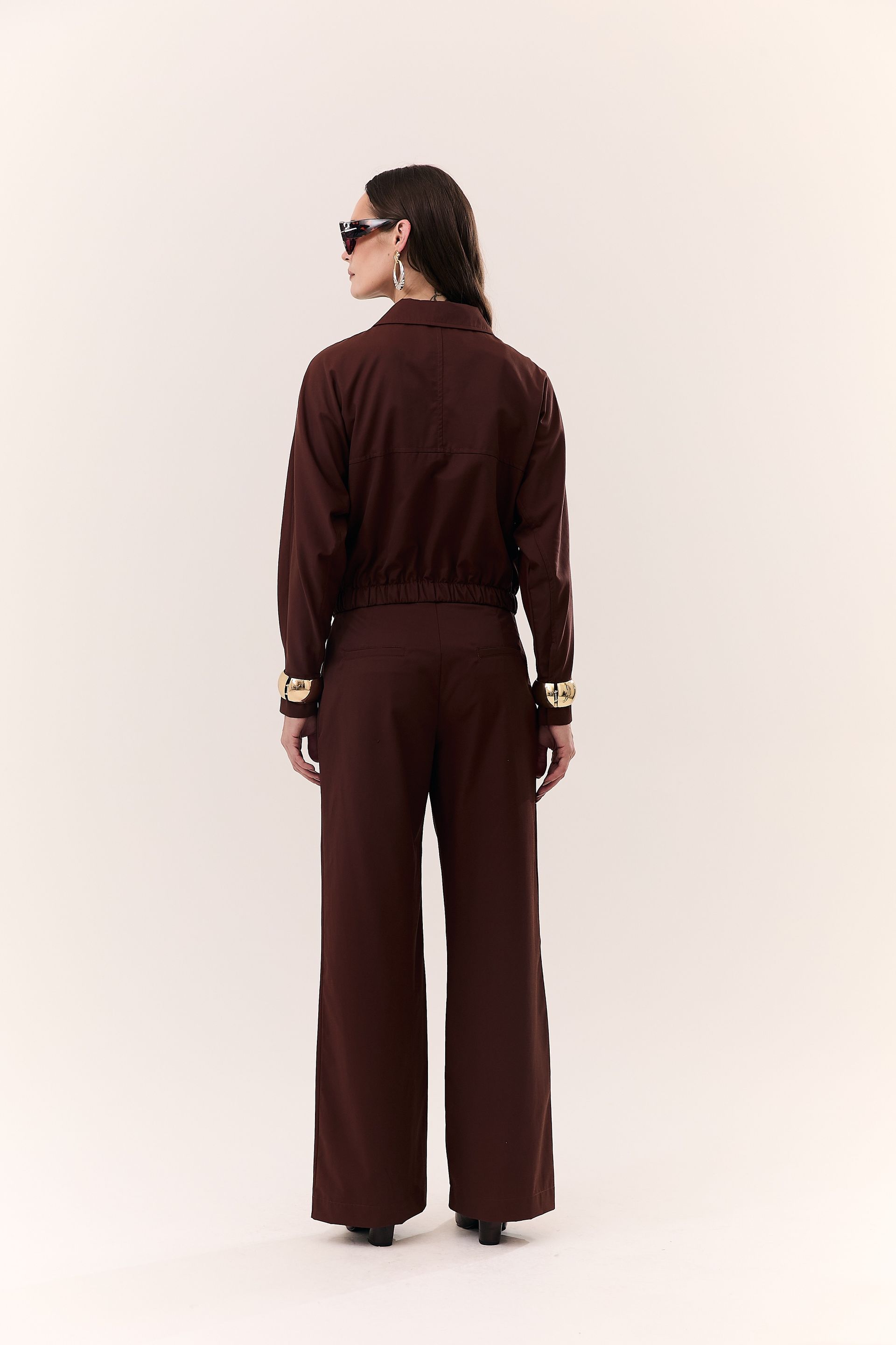 Calça Alfaiataria Feminina com Pregas Esther