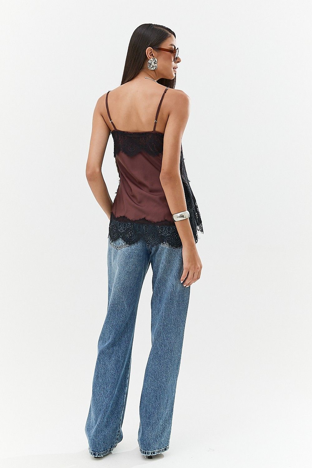 Blusa Regata Feminina com Renda Cinthia
