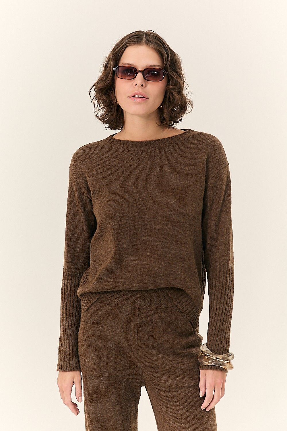 Blusa Feminina Tricot Mara Manga Longa