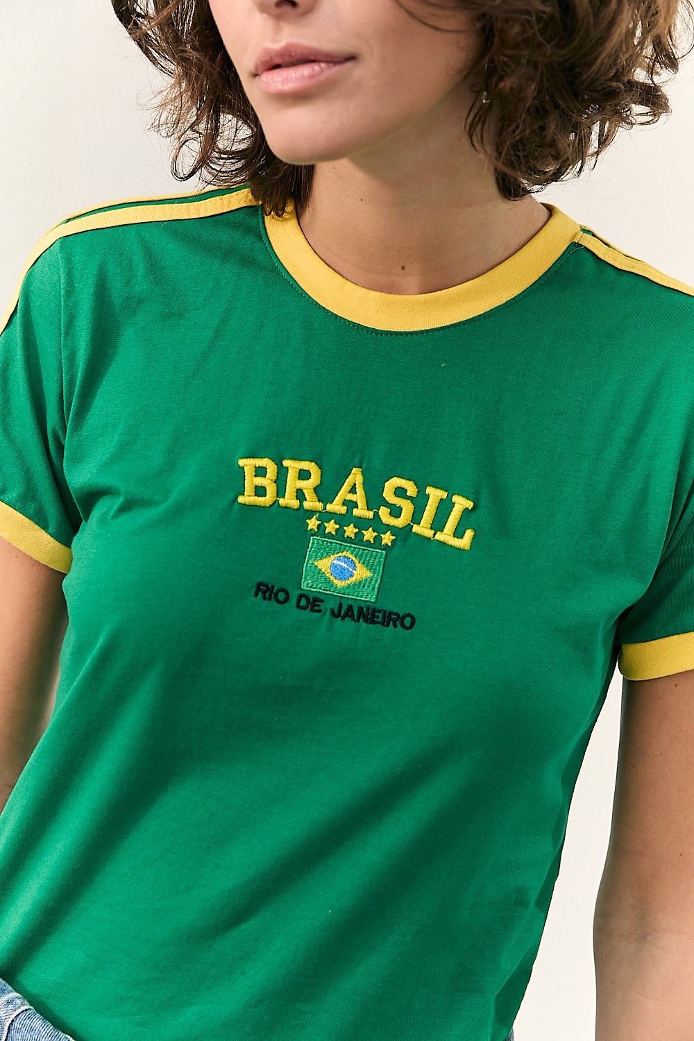 Camiseta Brasil Rio Verde