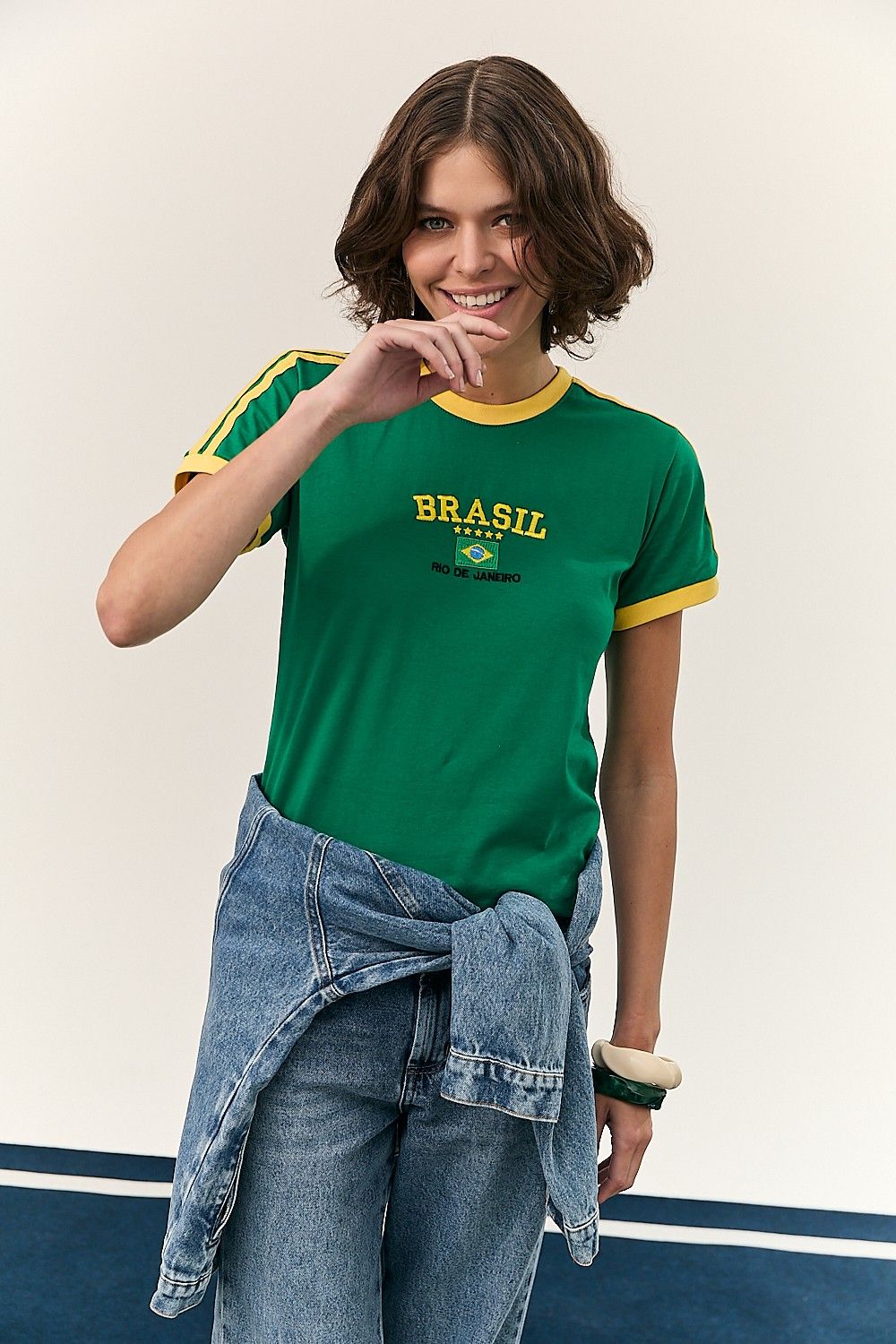 Camiseta Brasil Rio Verde