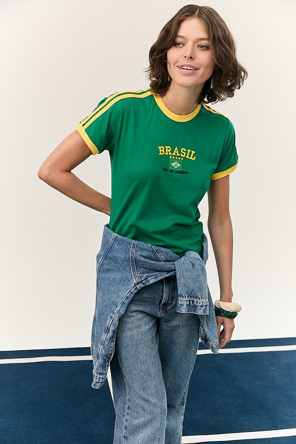 Camiseta Brasil Rio Verde