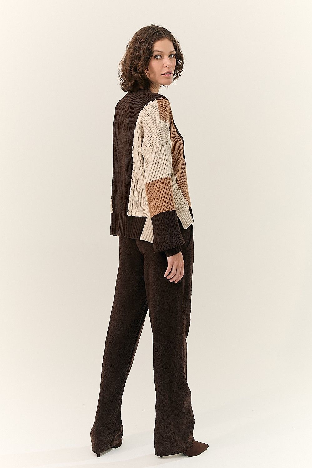 Blusa Feminina Tricot Tricolor Isis