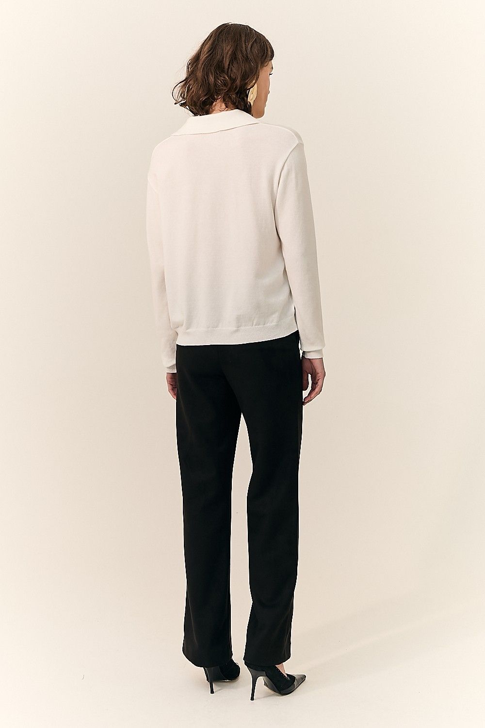 Blusa Feminina Tricot Léia Gola Polo
