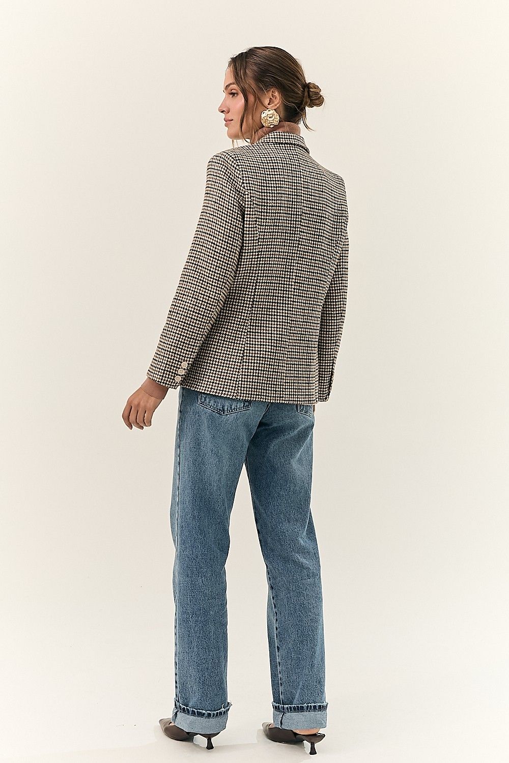 Blazer Xadrez Pied de Poule Vilma
