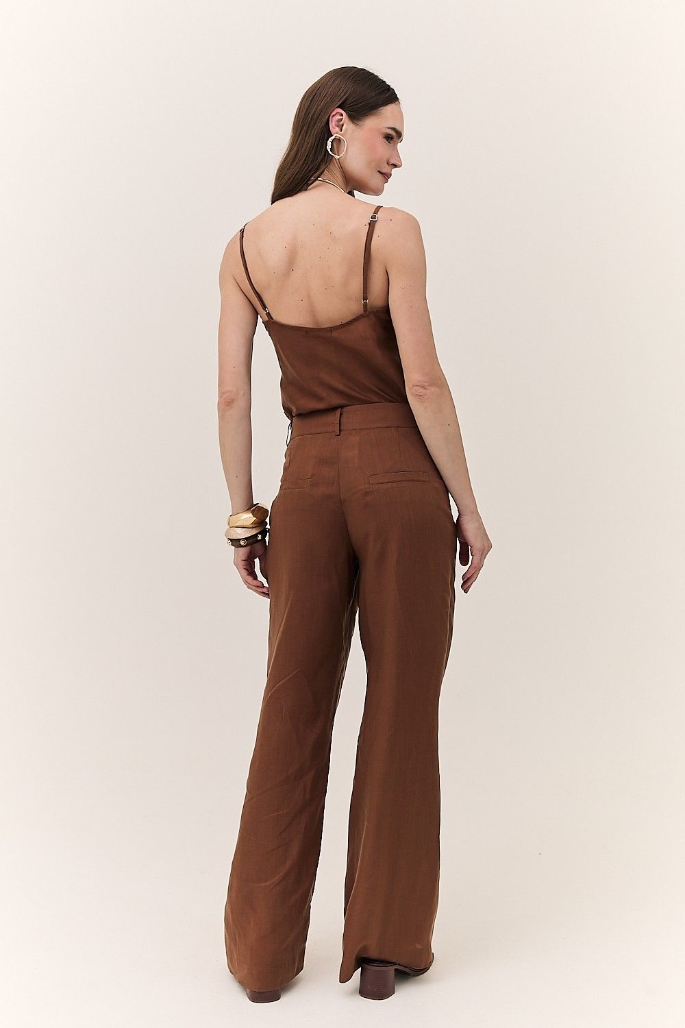 Calça Feminina Reta Linho Liocel Antonieta