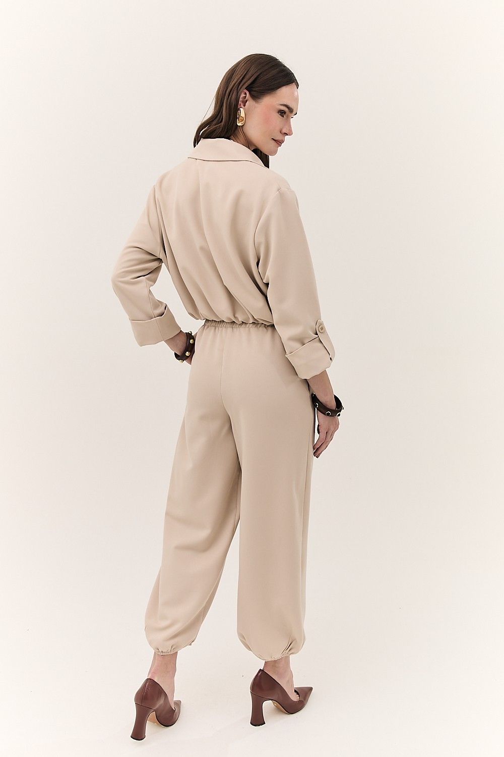 Calça Feminina Jogger com Elástico Cecília