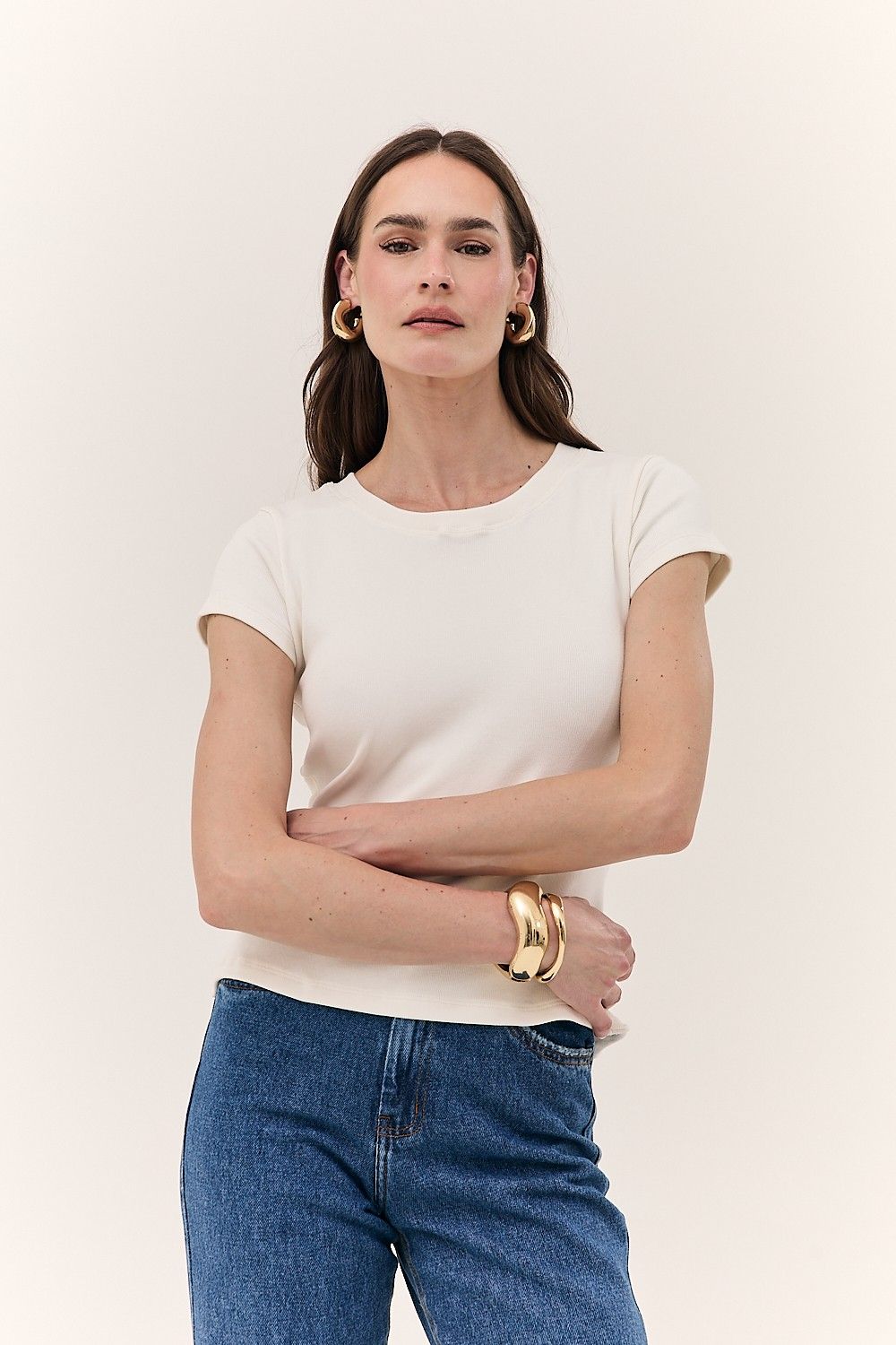Blusa Feminina Acinturada Detalhe Botões Chloe 