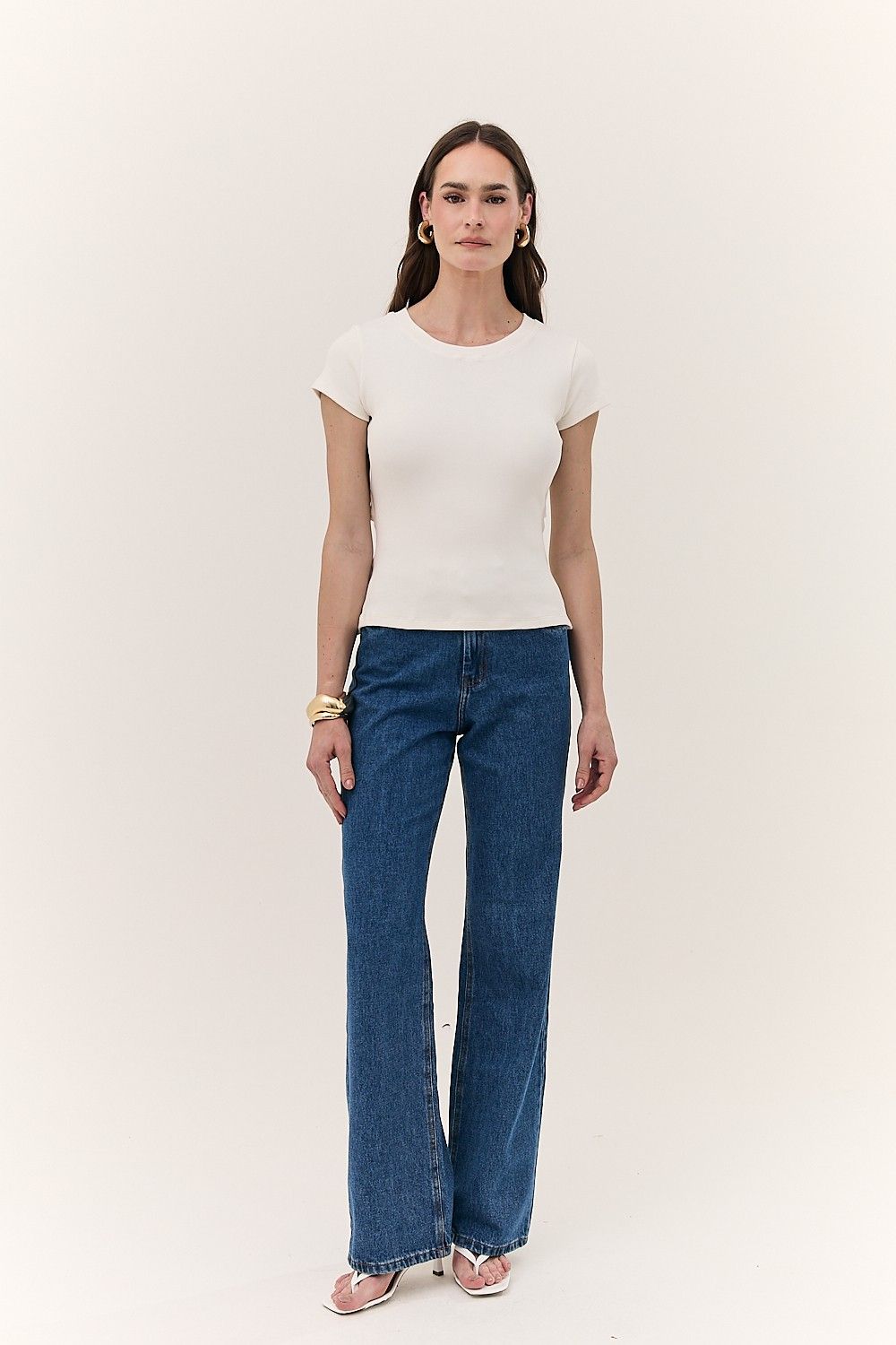 Blusa Feminina Acinturada Detalhe Botões Chloe 