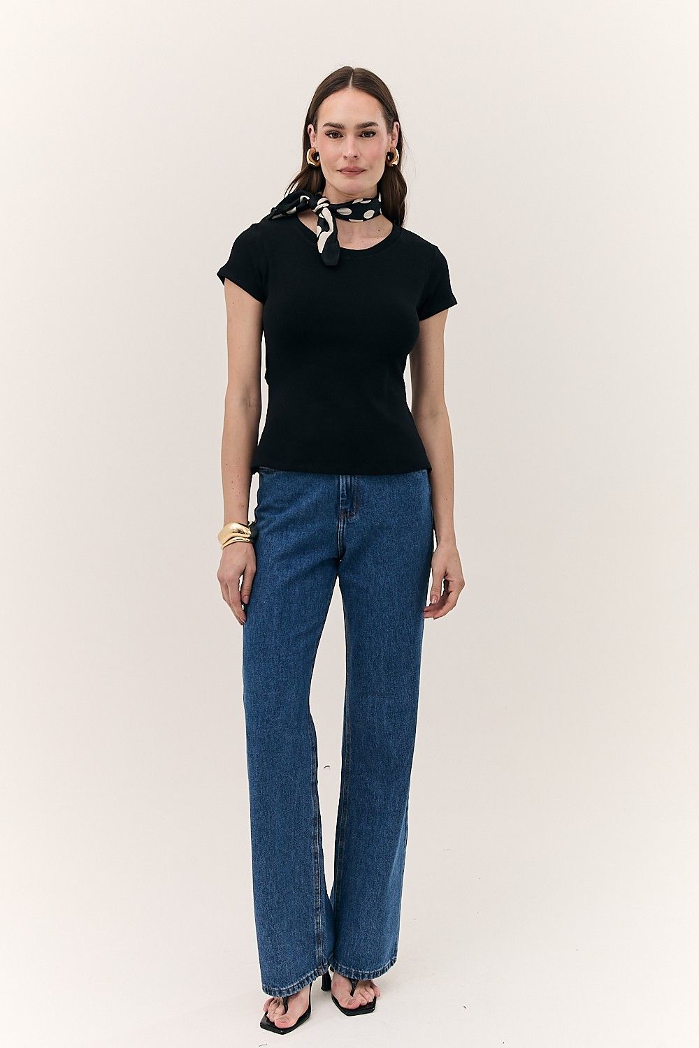 Blusa Feminina Acinturada Detalhe Botões Chloe 