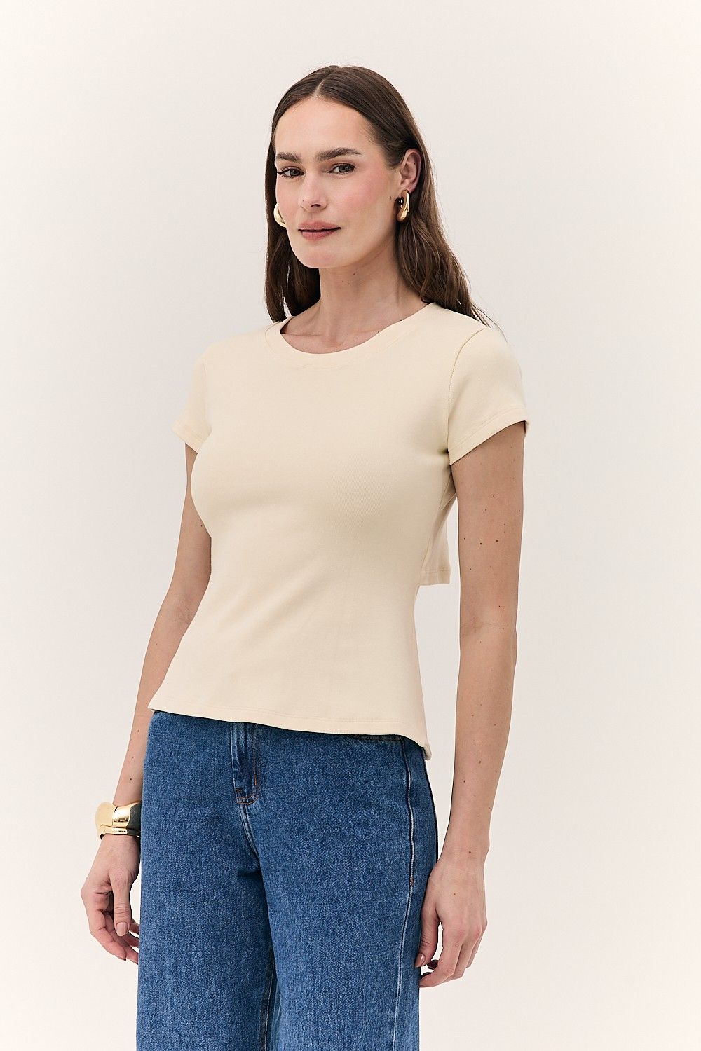 Blusa Feminina Acinturada Detalhe Botões Chloe 