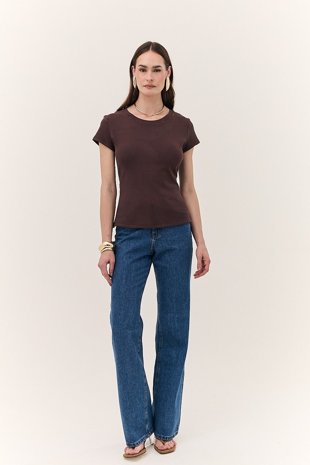 Blusa Feminina Acinturada Detalhe Botões Chloe 