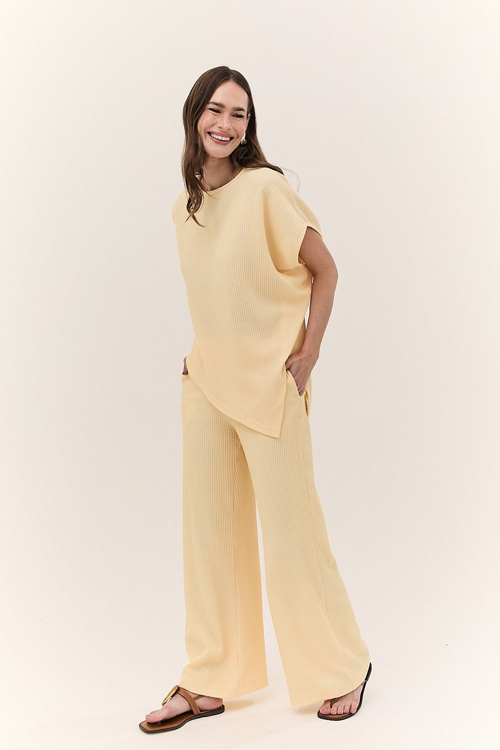 Blusa Feminina Assimétrica com Textura Sasha