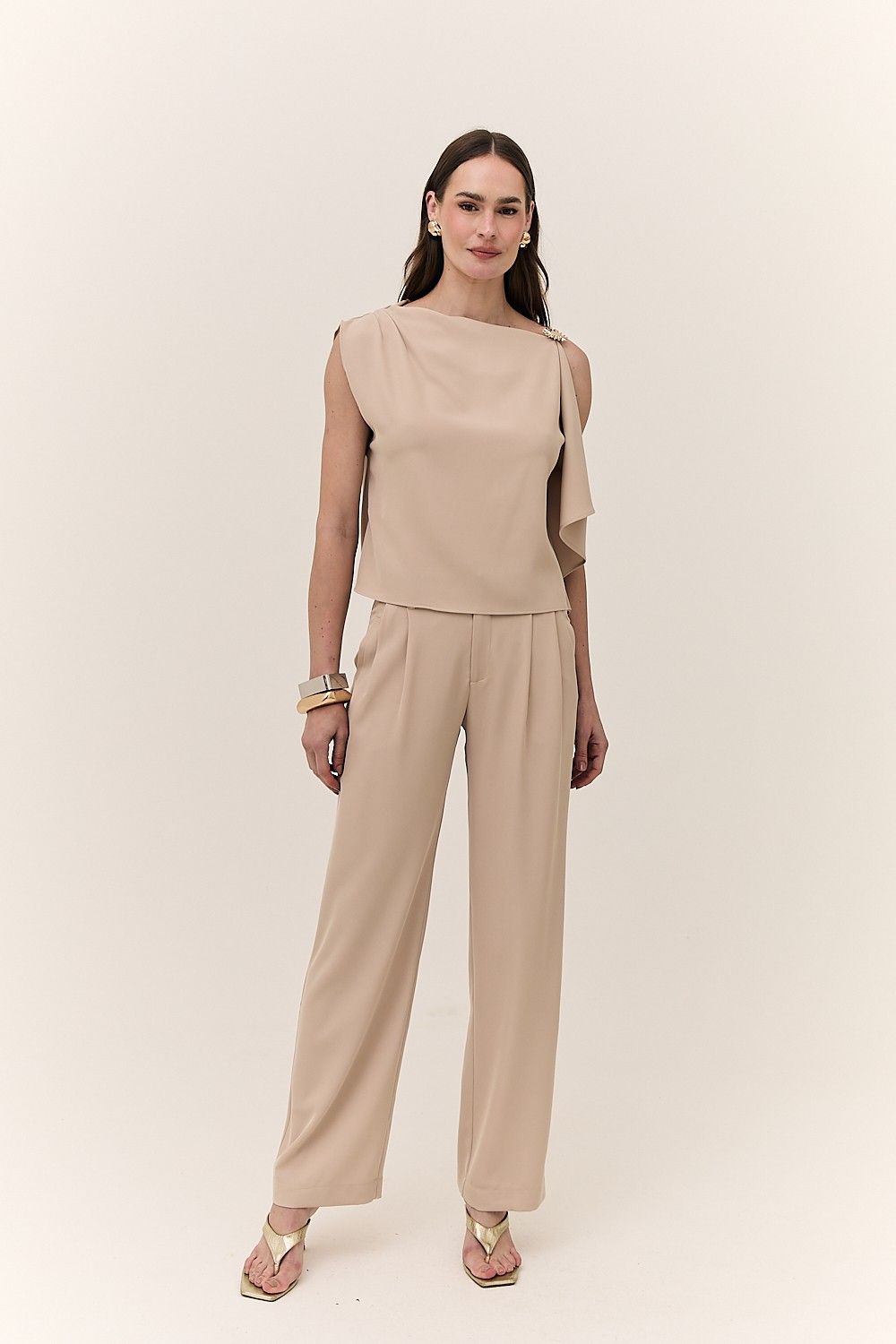 Blusa Feminina Decote Assimétrico Luce