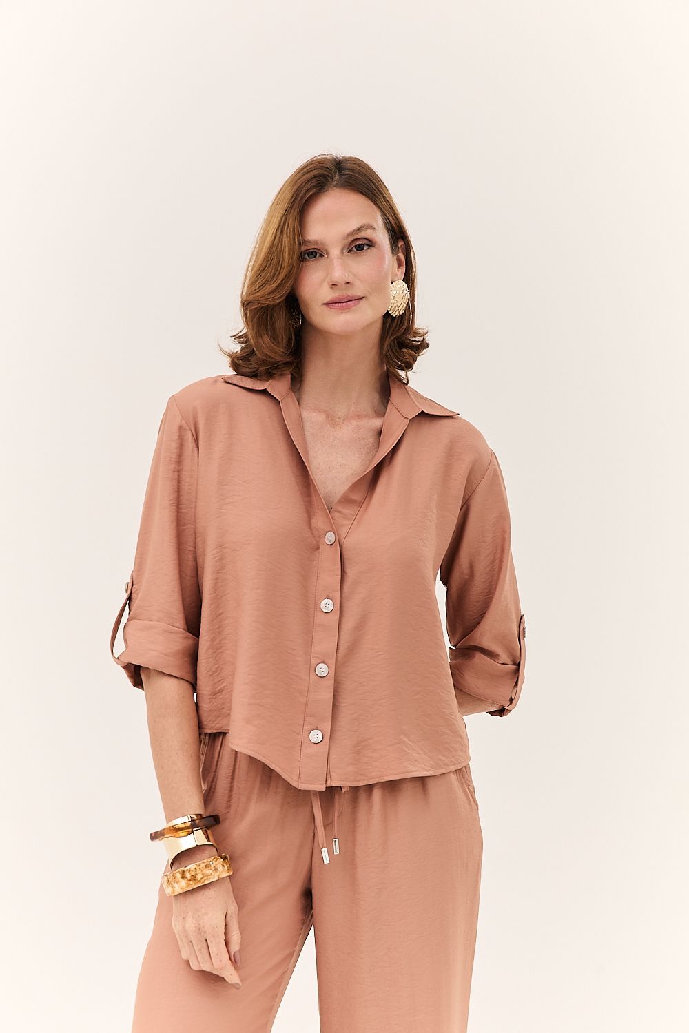 Calça Pantalona Feminina Amarração Aurora