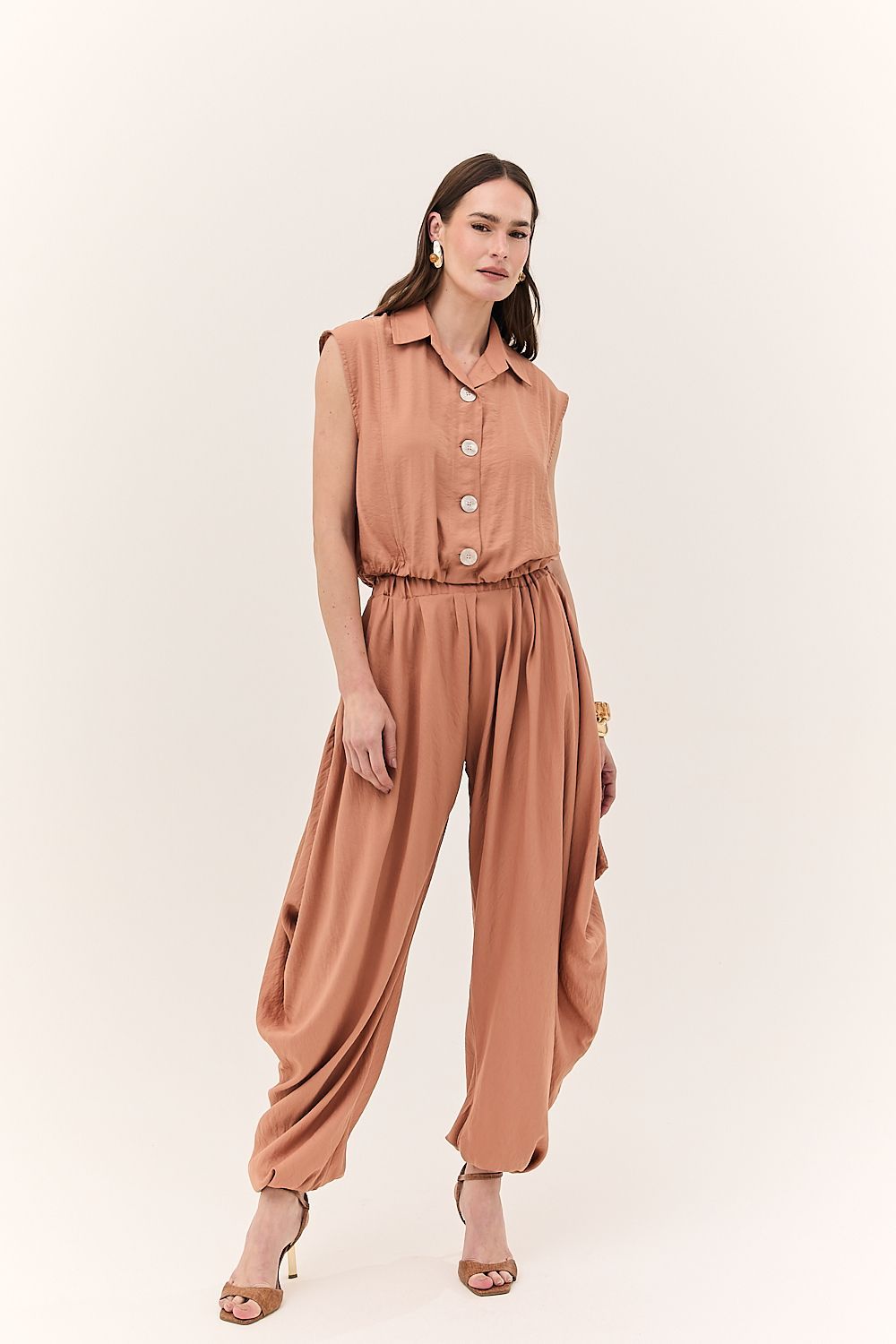 Blusa Colete Faminina com Botões Aurora
