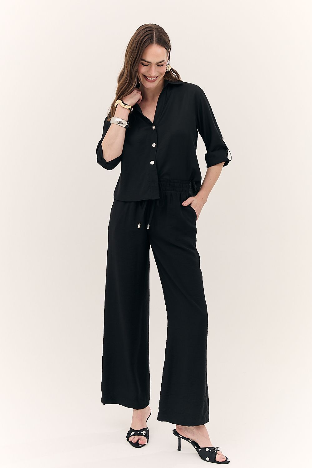 Camisa Feminina Mangas 7/8 Aurora