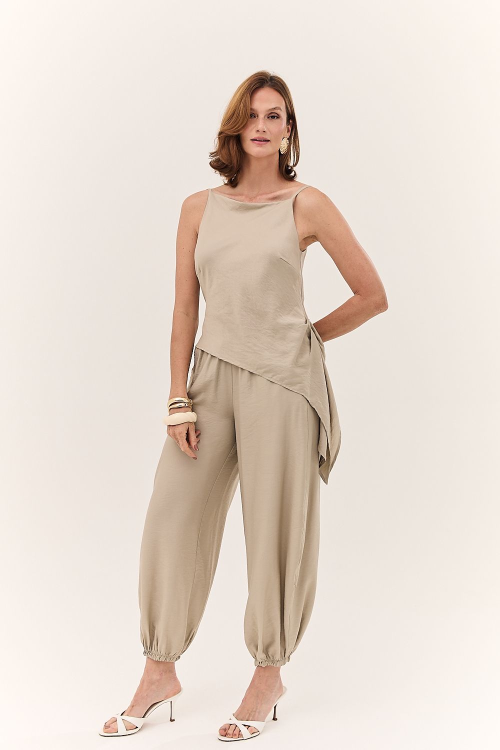 Calça Jogger Feminina Fluida Aurora