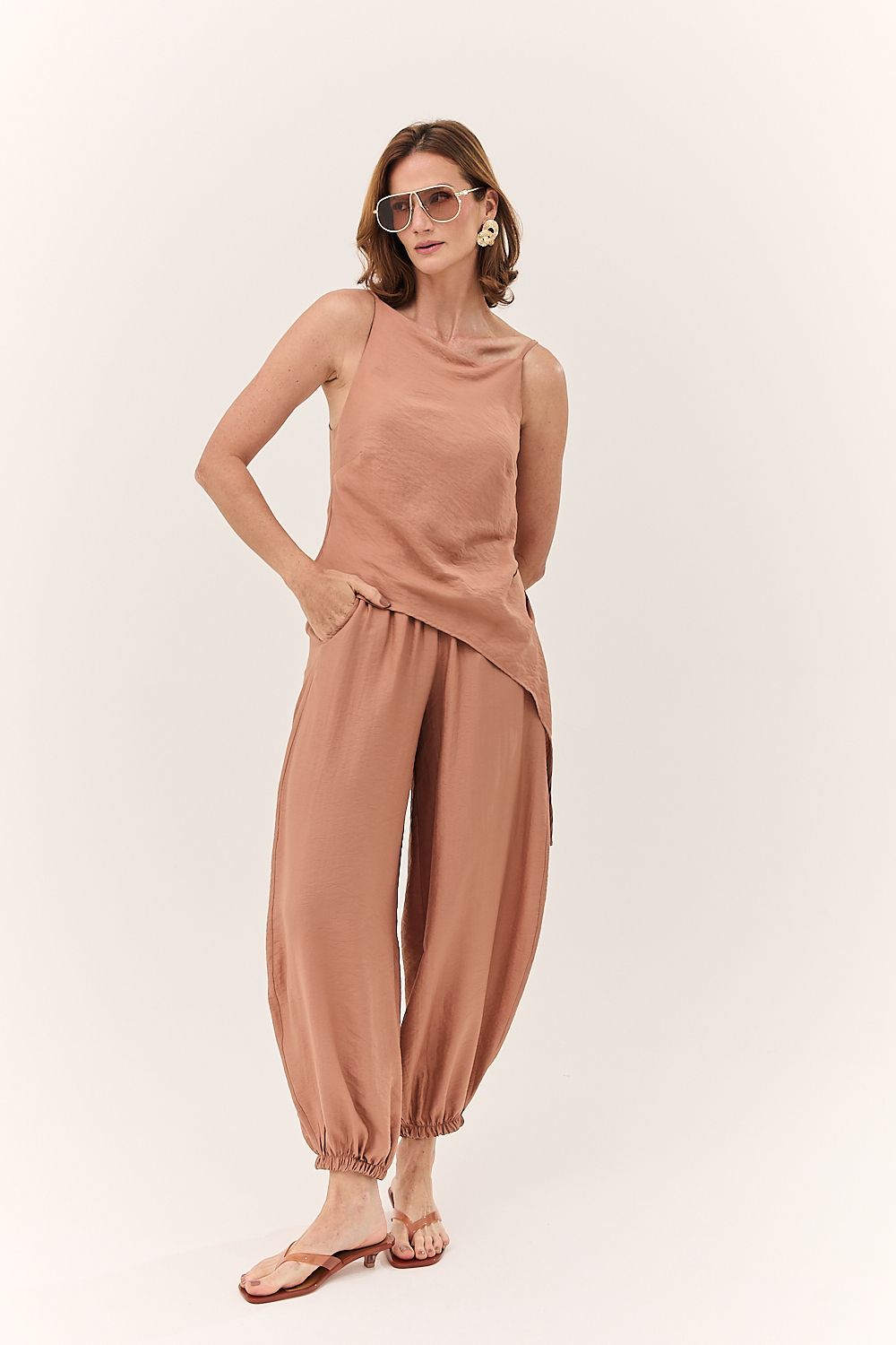 Calça Jogger Feminina Fluida Aurora