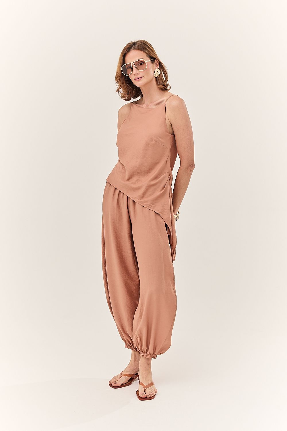 Calça Jogger Feminina Fluida Aurora