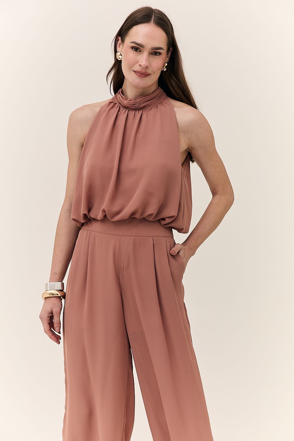 Blusa Halter Feminina Fluido Serena