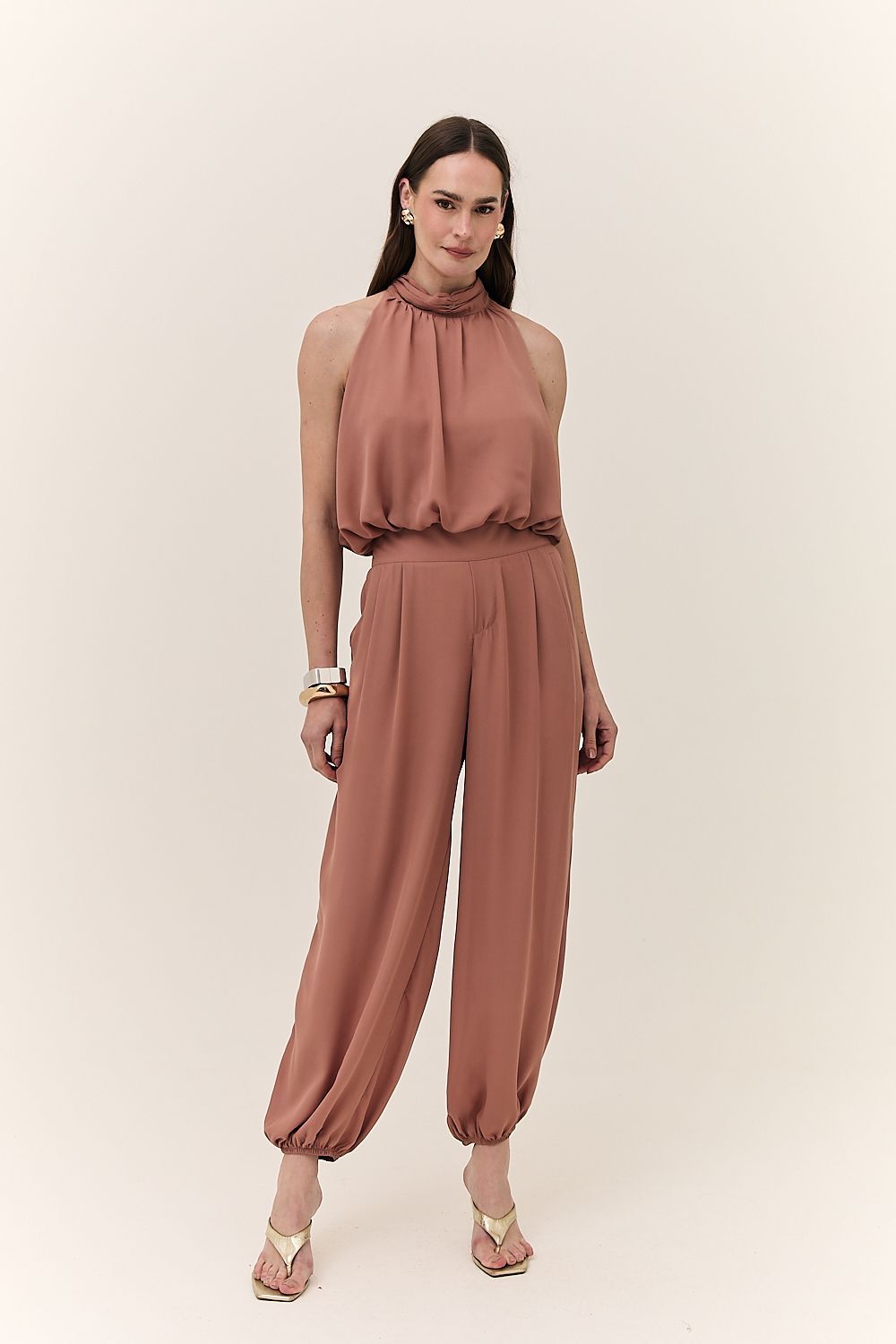 Blusa Halter Feminina Fluido Serena