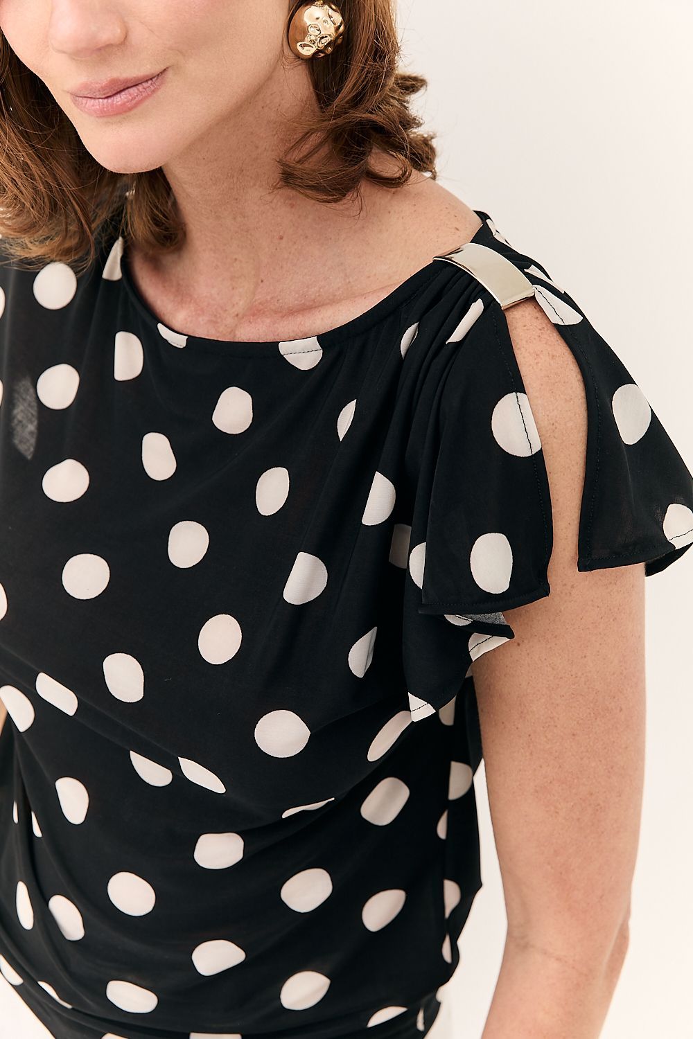 Blusa Feminina Poa Passador Sthephanie