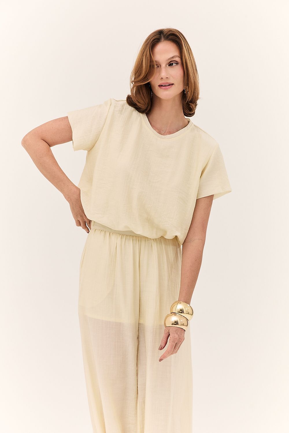 Blusa Feminina Balone Silk Siena