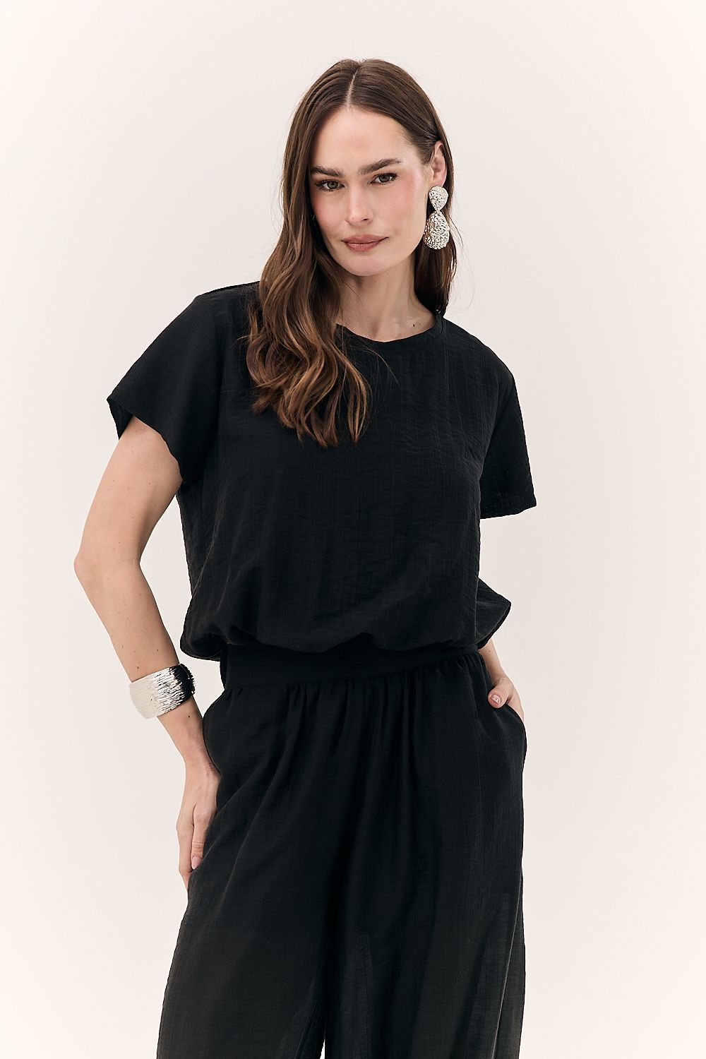Blusa Feminina Balone Silk Siena