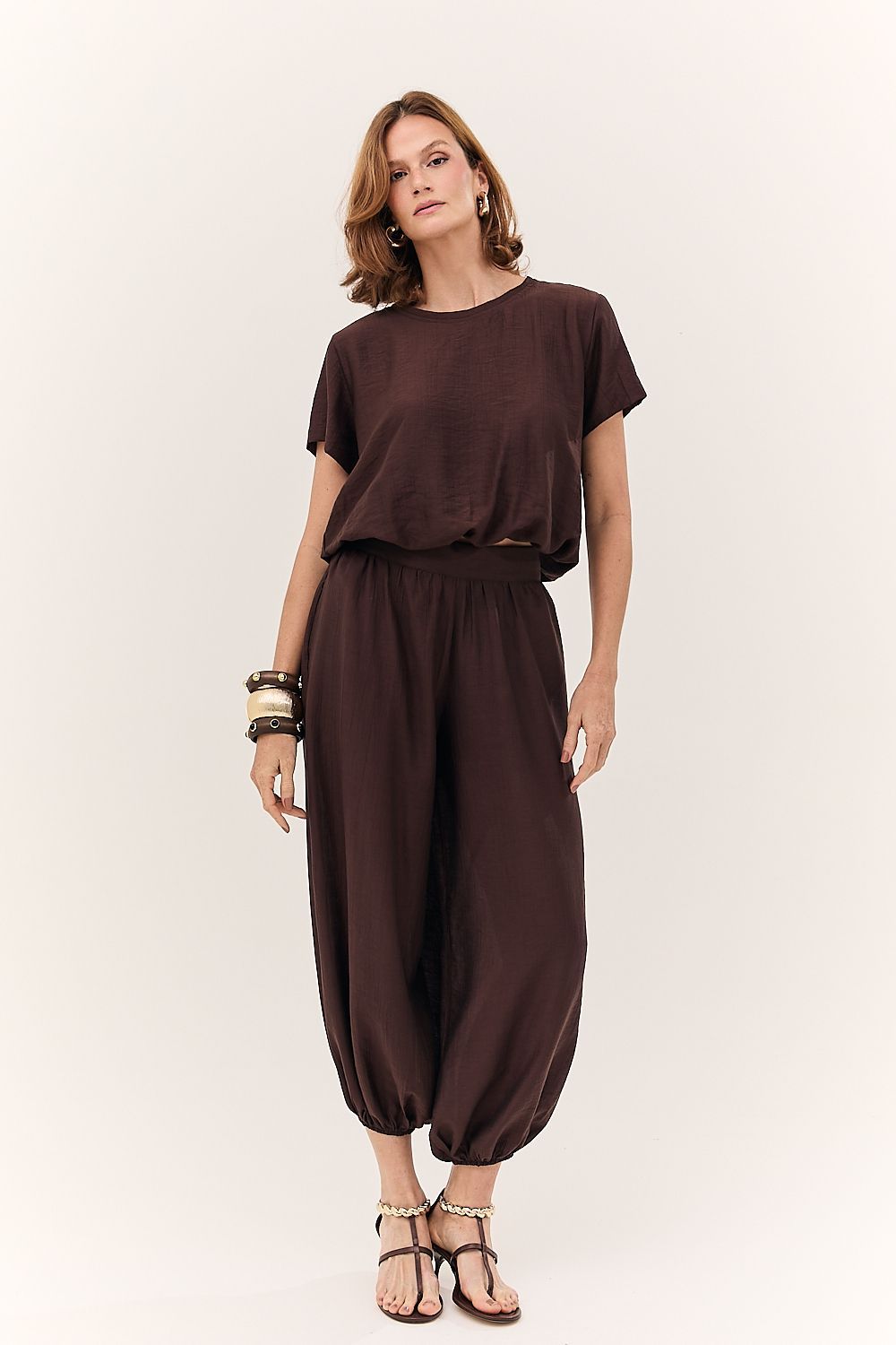 Blusa Feminina Balone Silk Siena